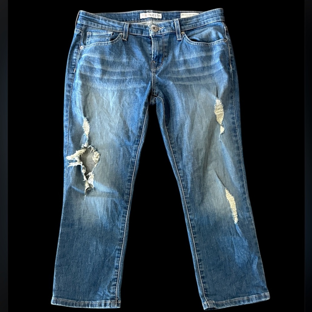 Guess Medium Rise Skinny Capri Jeans. Sarah fit!